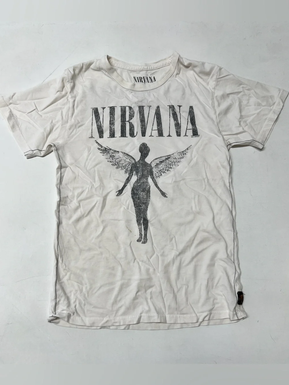 Free People x Trunk Ltd Nirvana In Utero Angel Graphic Tee XS Band T-Shirt